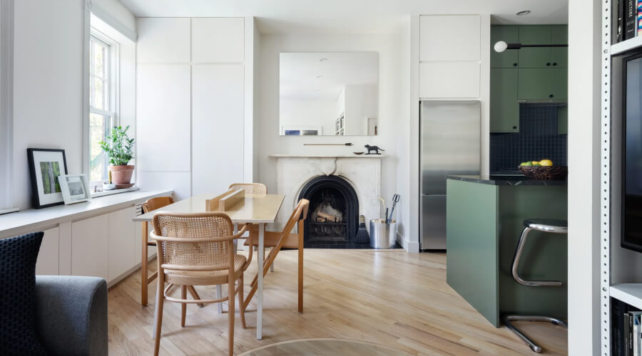 This 600-Square-Foot Brooklyn Apartment Renovation Is All About Maximized Storage
