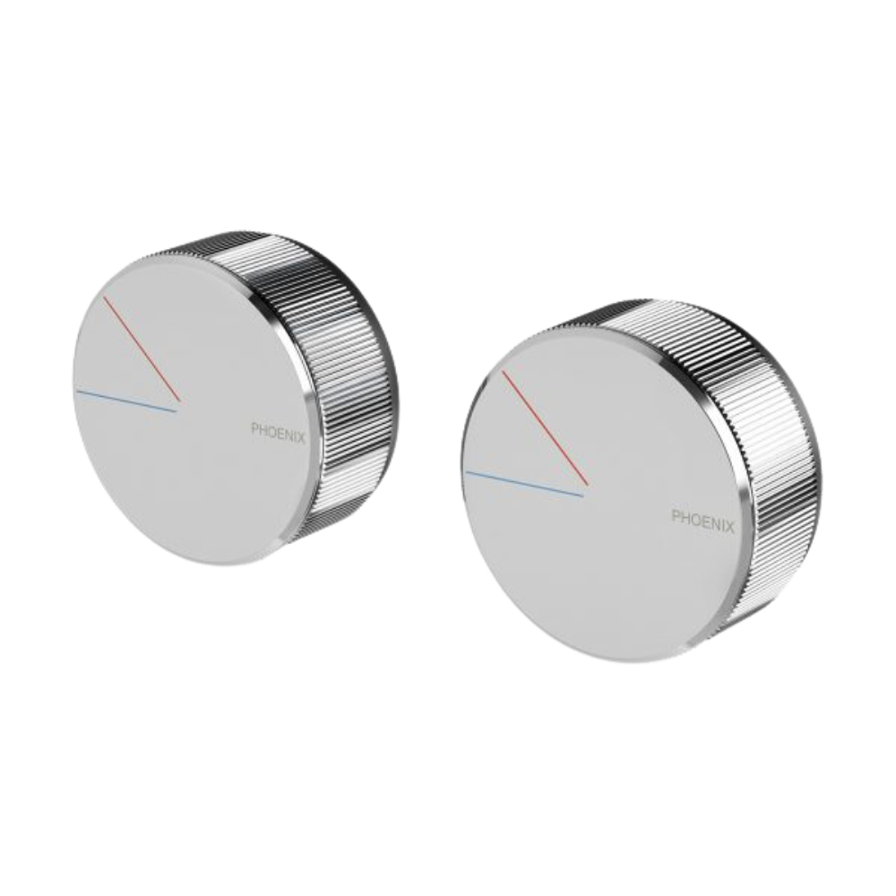 Axia Twin Shower Mixer / Wall Mixer Chrome