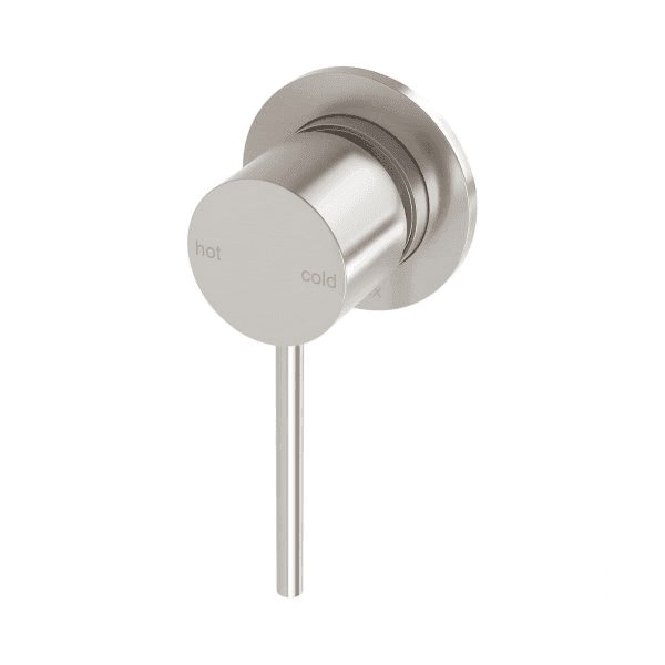 Vivid Slimline Shower / Wall Mixer 60mm Backplate Brushed Nickel