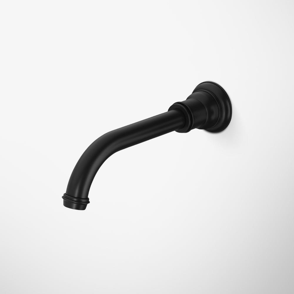 Cromford Wall Basin / Bath Outlet Matte Black