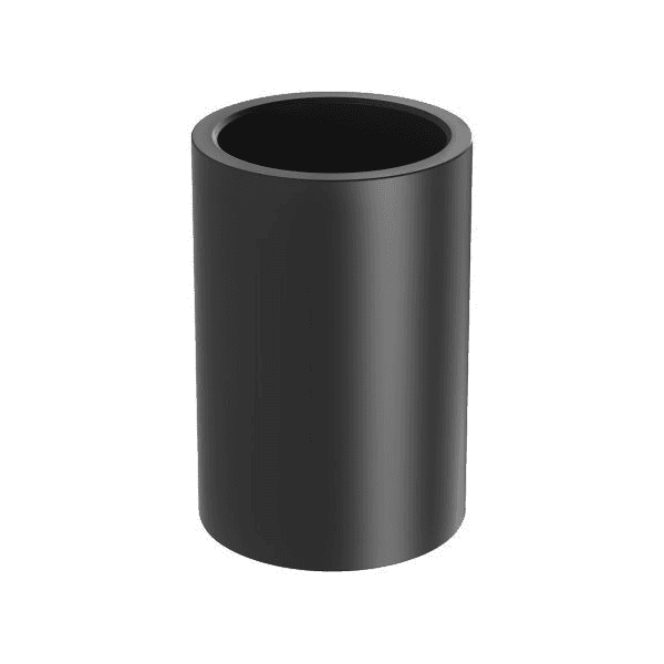 Builders Wall Mixer 25mm Extension Kit Matte Black