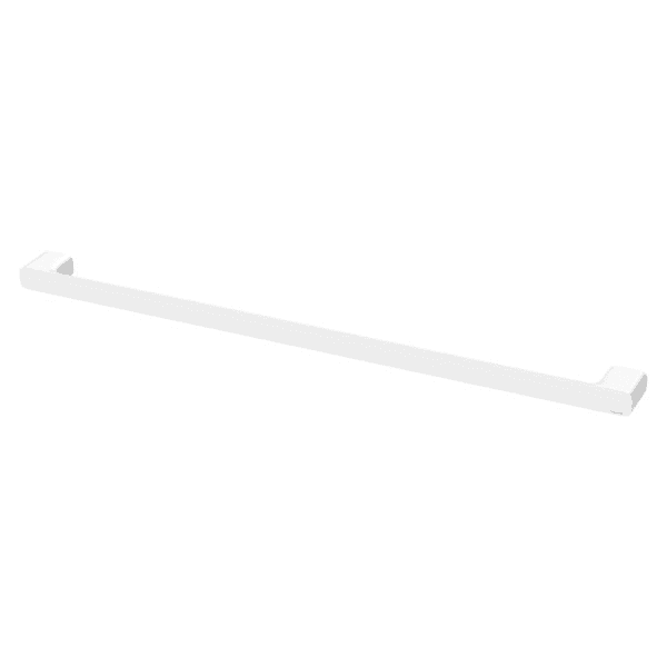 Nuage Single Towel Rail 800mm Matte White