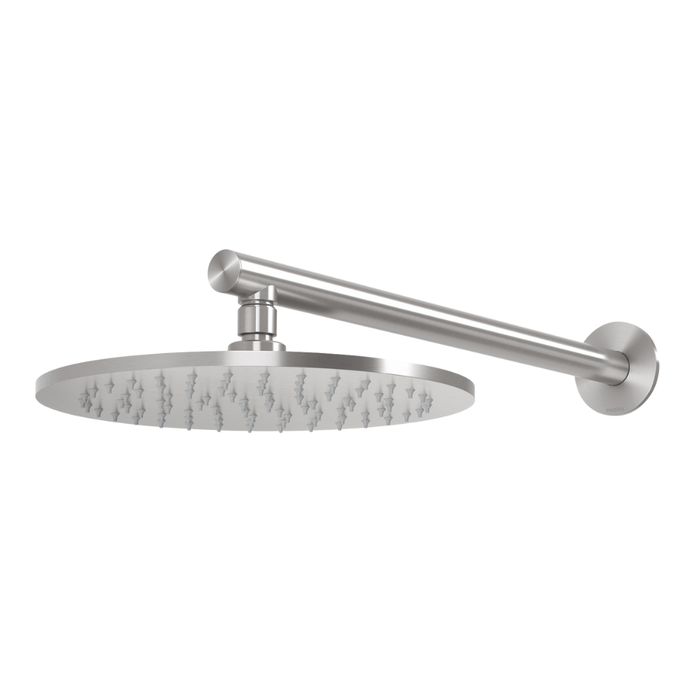 Vivid Slimline SS 316 Shower Arm & 250mm Rose Stainless Steel