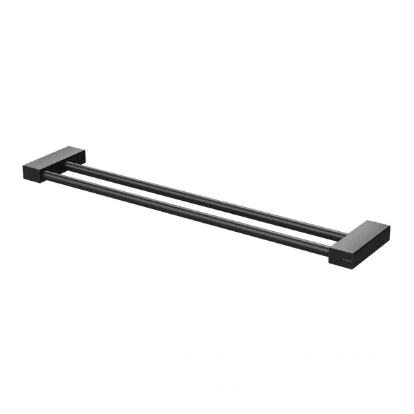 Lexi MKII Double Towel Rail 600mm Matte Black