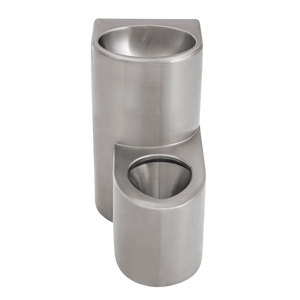 Combination Unit 90 Right S Trap - Stainless Steel