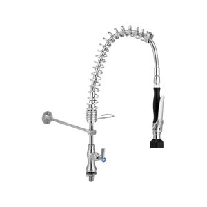 3monkeez Commercial Kitchen Mixer with Pre-Rinse - Stainless Steel