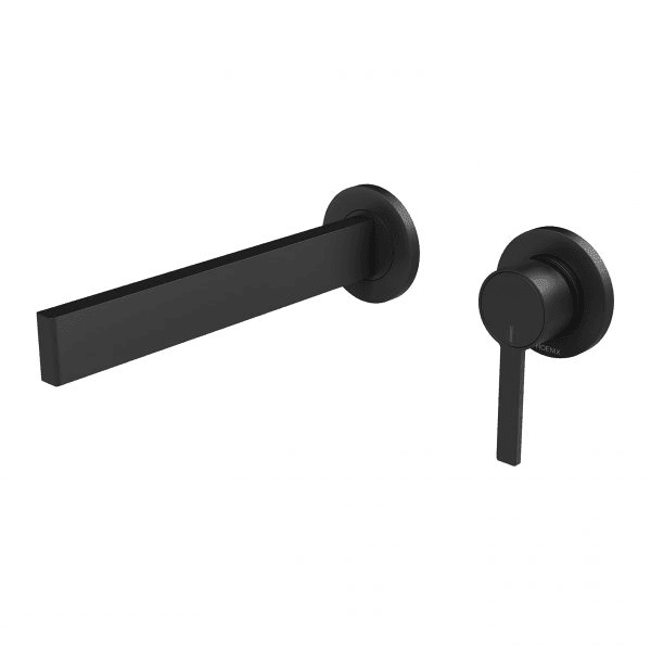 Lexi MKII Wall Basin Mixer Set 200mm Matte Black