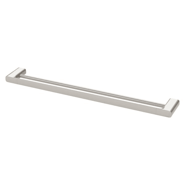 Nuage Double Towel Rail 800mm Brushed Nickel