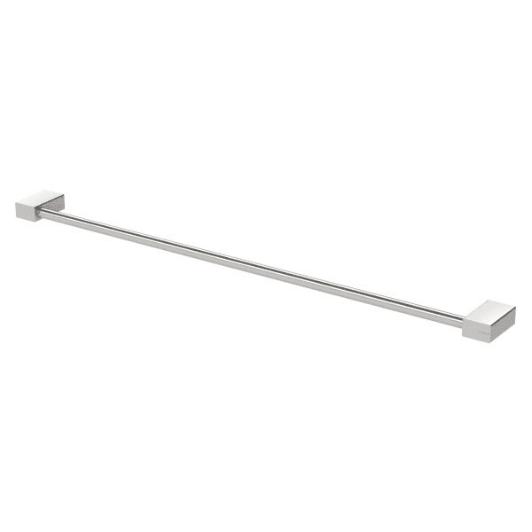 Lexi MKII Single Towel Rail 800mm Brushed Nickel