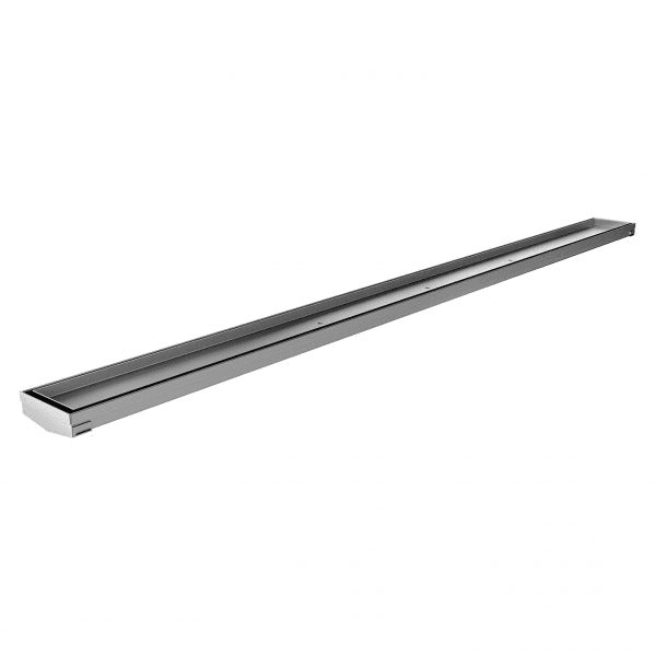 Phoenix V KIT Channel Drain TI 75 x 1215mm Outlet 45mm Stainless Steel