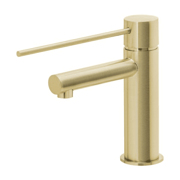 Vivid Slimline Basin Mixer with Extended Lever Brushed Gold