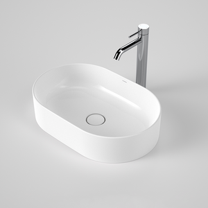 Liano II 530mm Pill Above Counter Basin Gloss White - Gloss White