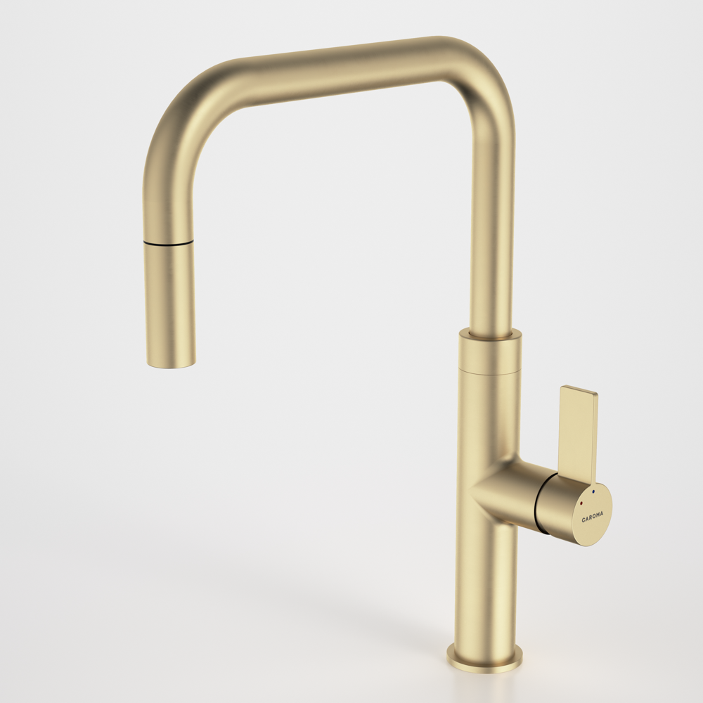 Urbane II Pull Out Sink Mixer Brushed Brass