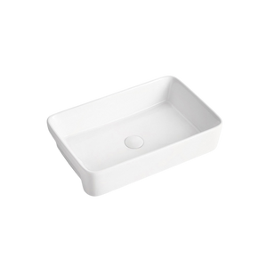 Lino Semi Recessed Basin Gloss White - Gloss White