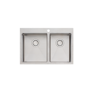 Apollo 1 And 3/4 Bowl Sink Left Stainless Steel - Stainless Steel