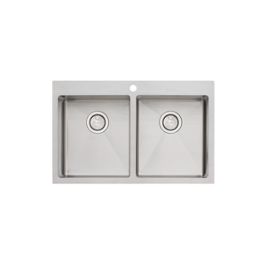 Apollo Double Bowl Sink Stainless Steel - Stainless Steel