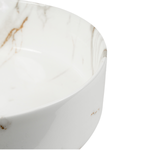 Aster Calacatta Circle Basin - Calacatta