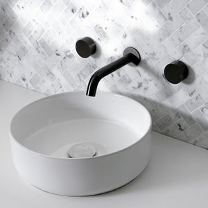 Navi Gloss White Circle Basin - Gloss White