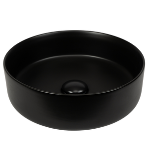 Spica Nashi Matte Black Circle Basin - Matte Black