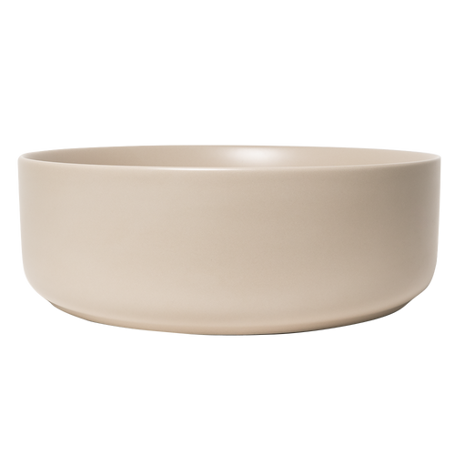 Nashi Matte Ecru Sand Circle Basin