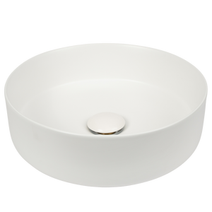 Nashi Matte White Circle Basin - Matte White