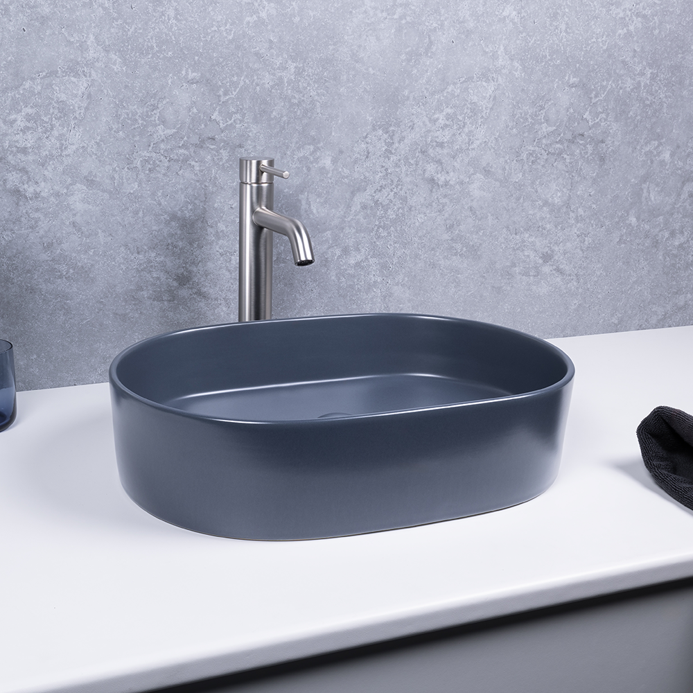 Petra Pill Matte Blue Basin