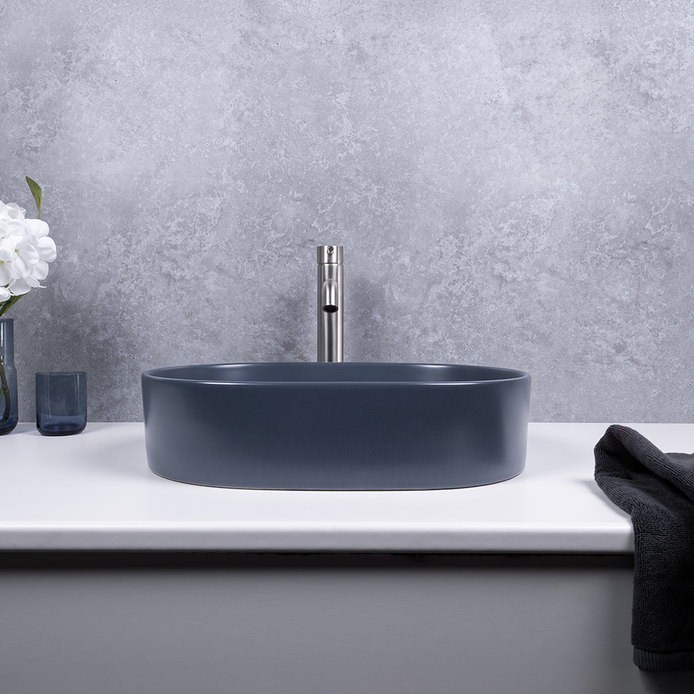 Petra Pill Matte Blue Basin