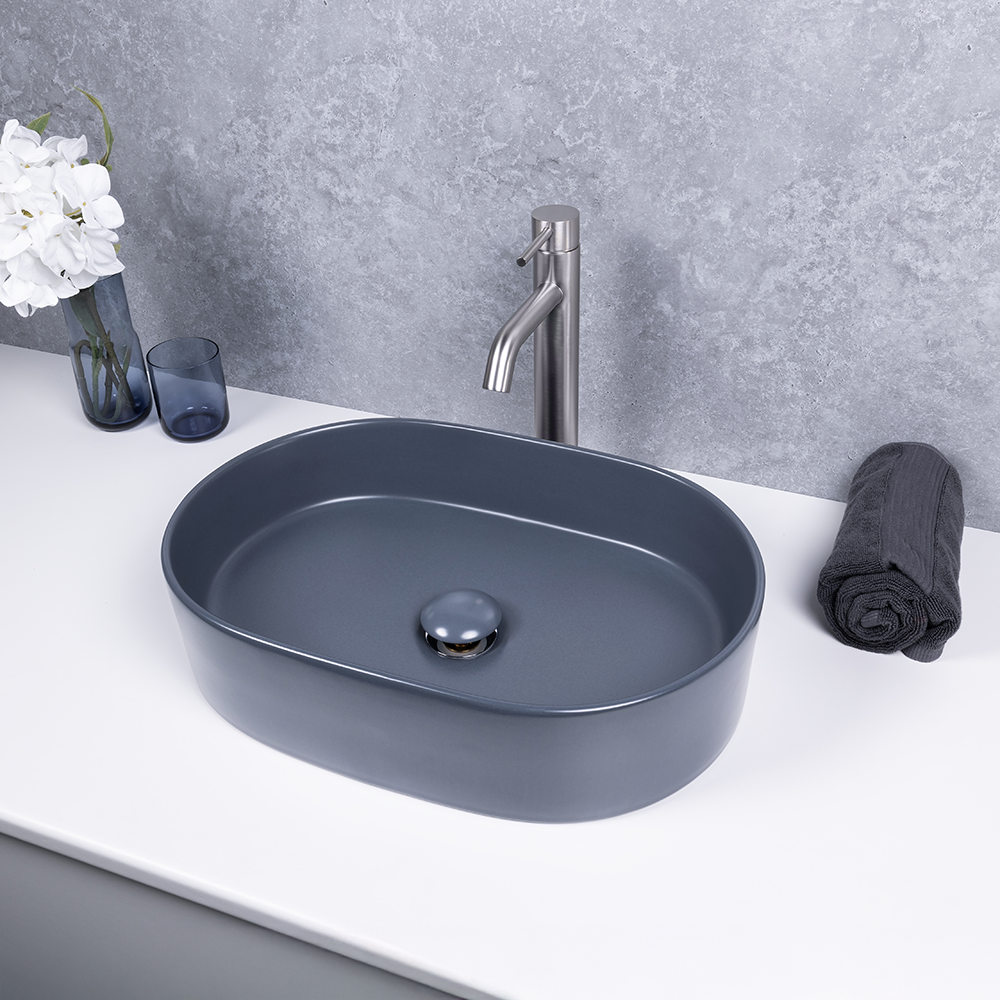Petra Pill Matte Blue Basin
