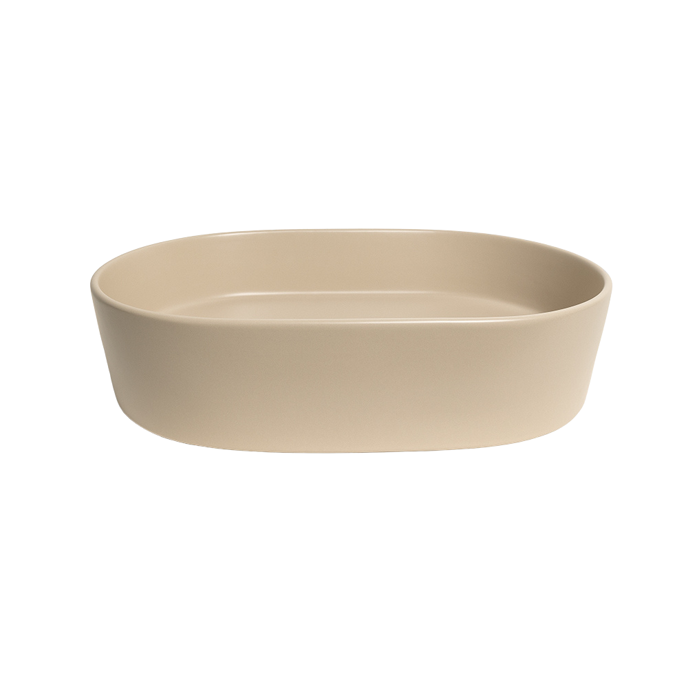 Petra Pill Matte Ecru Sand Basin
