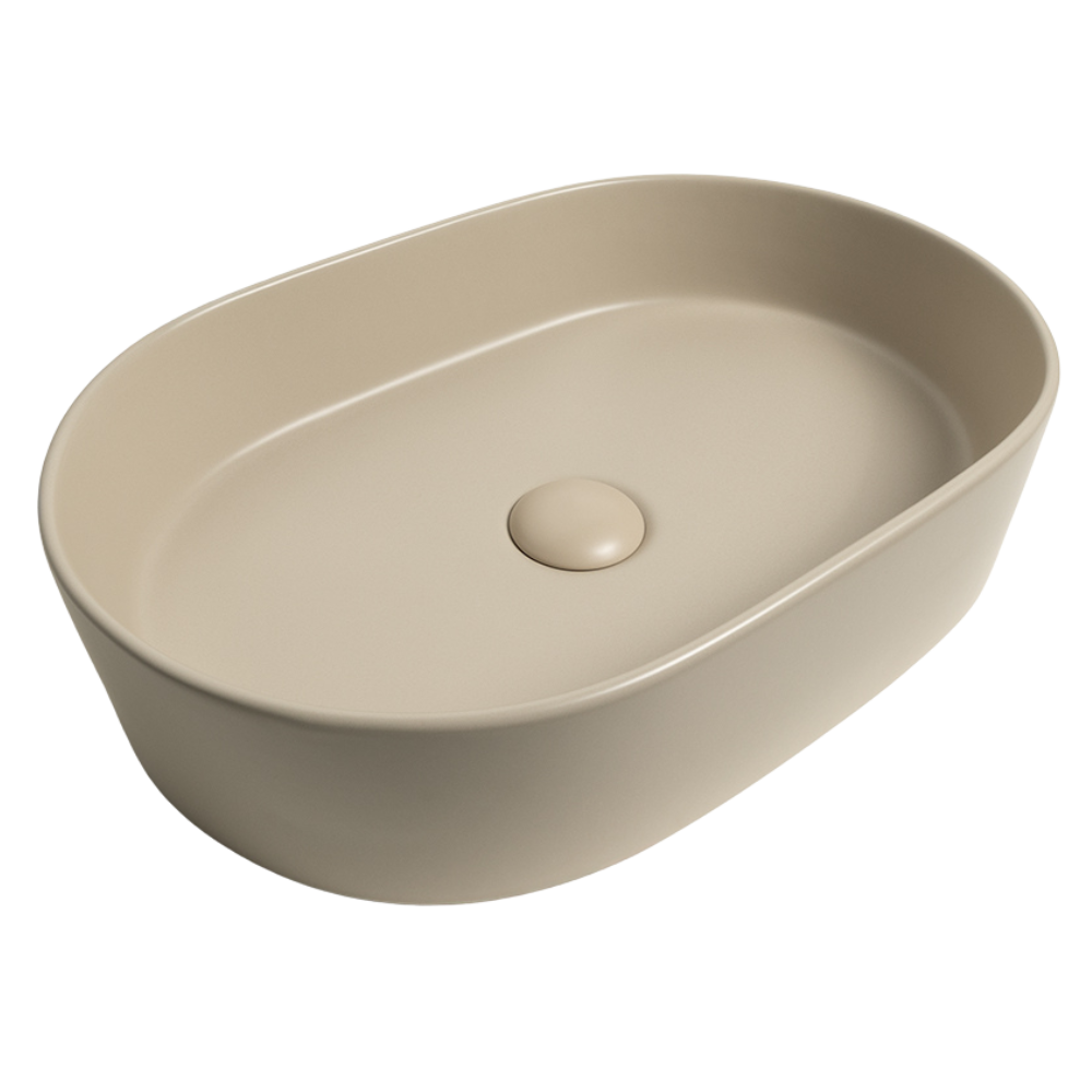 Petra Pill Matte Ecru Sand Basin