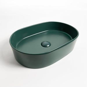 Petra Pill Matte Green Basin - Matte Green