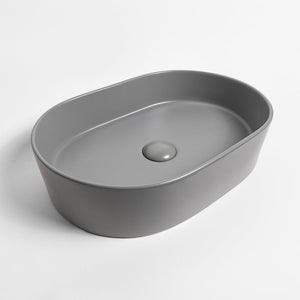 Petra Pill Matte Grey Basin - Matte Grey