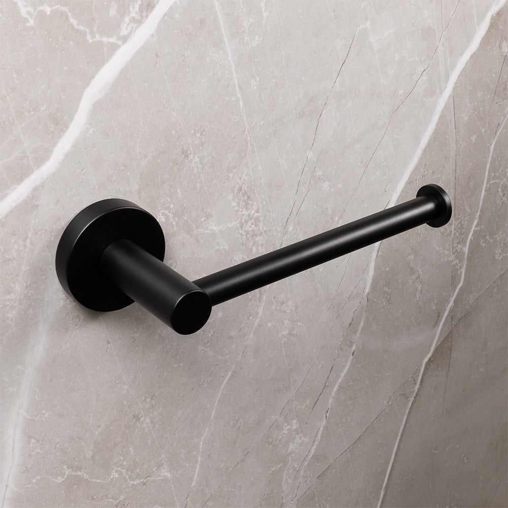 Farina Toilet Roll Holder Matte Black