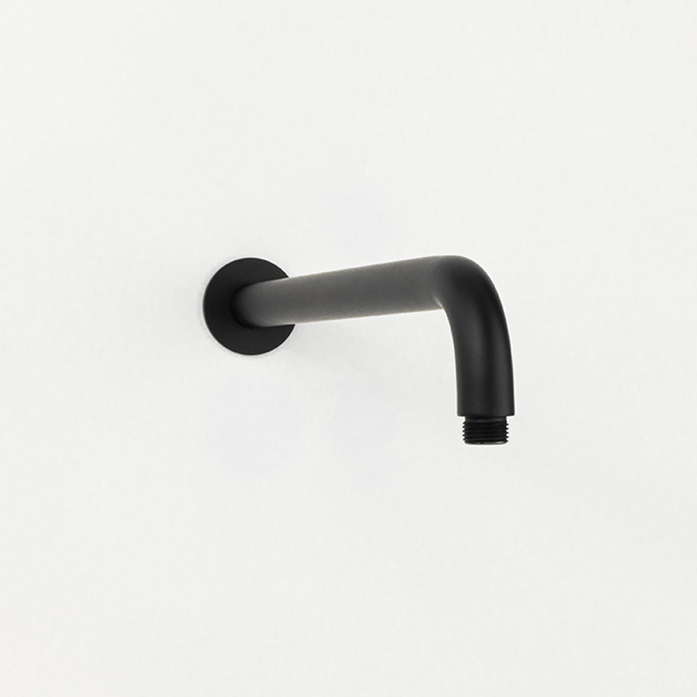Mira Matte Black Curved Shower Arm