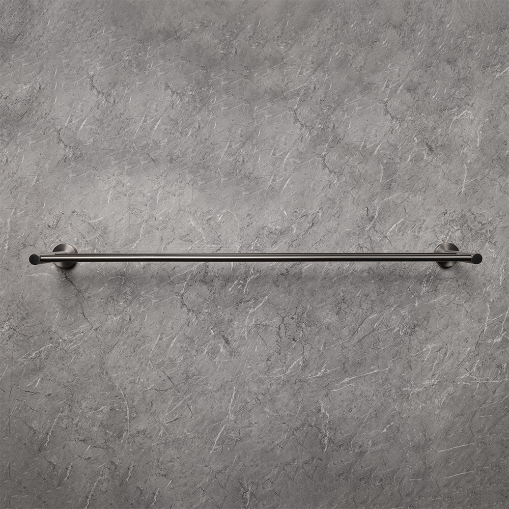Farina 800 Double Towel Rail Brushed Gunmetal