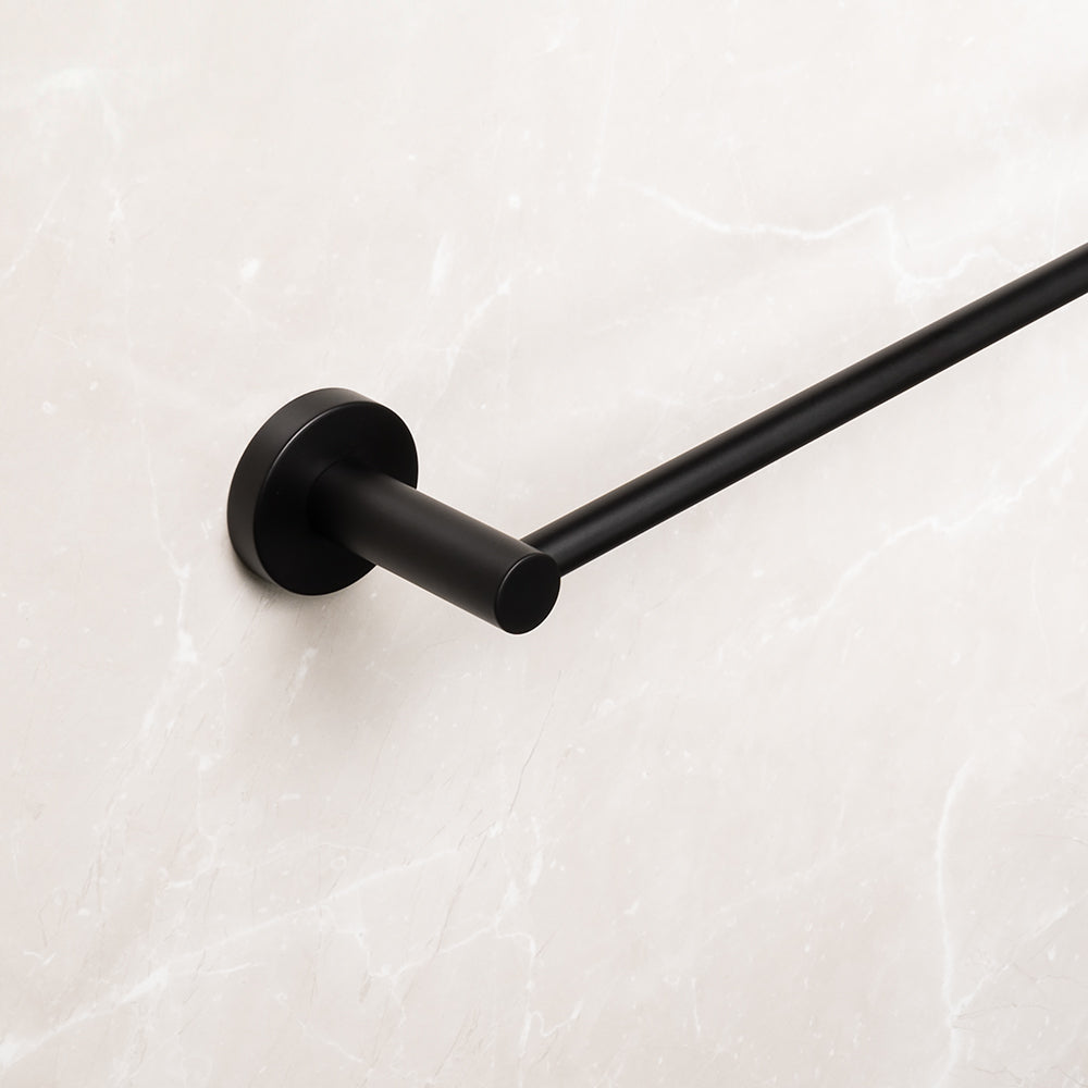 Farina 800 Single Towel Rail Matte Black