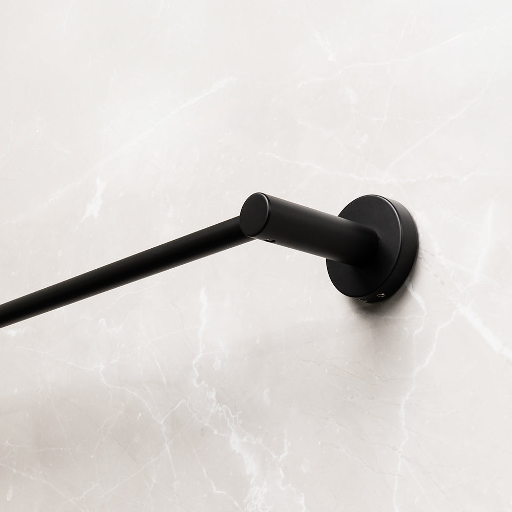 Farina 800 Single Towel Rail Matte Black