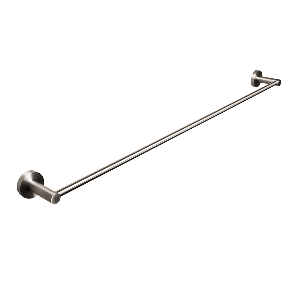 Farina 800 Single Towel Rail Brushed Nickel