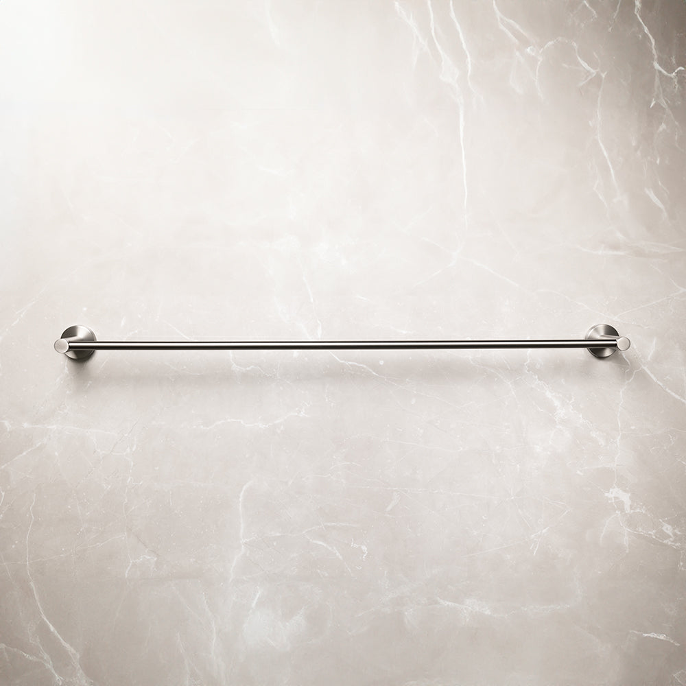 Farina 800 Single Towel Rail Brushed Nickel