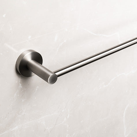 Farina 800 Single Towel Rail Brushed Nickel