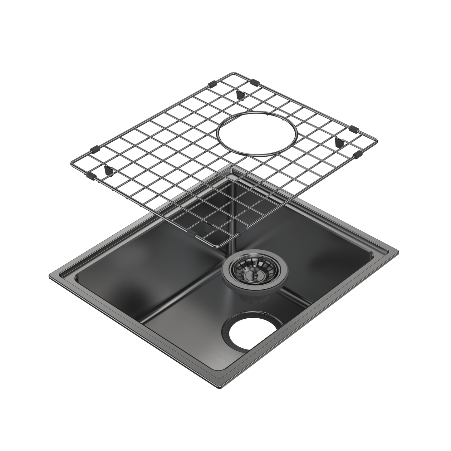 Urbane II  Single Bowl Sink Gunmetal