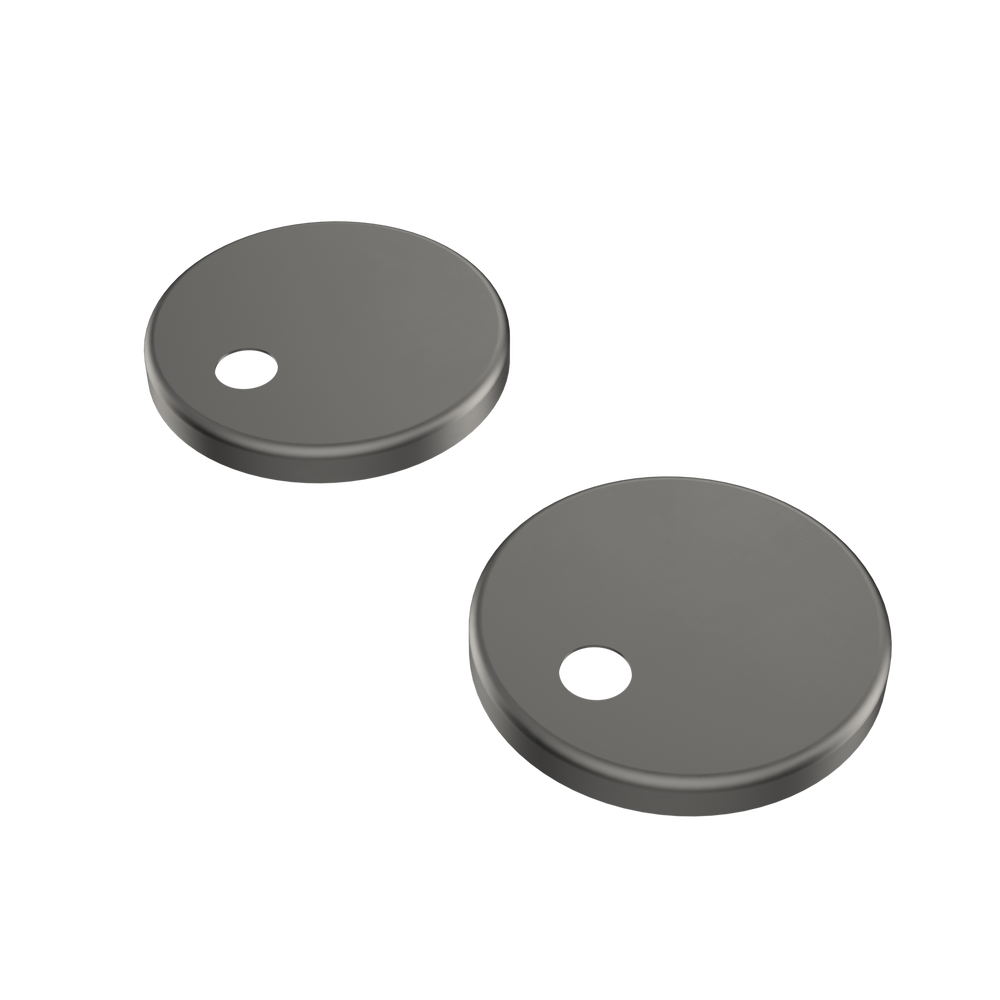 Urbane II Toilet Seat Hinge Caps Gunmetal