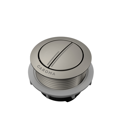 Urbane II Wall Faced Close Coupled Flush Button Brushed Nickel