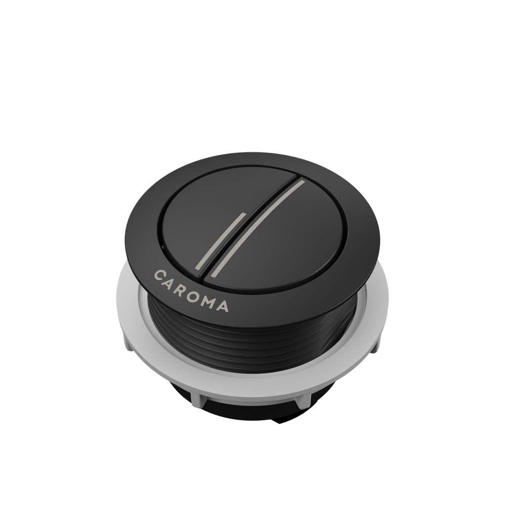 Urbane II Wall Faced Close Coupled Flush Button Matte Black