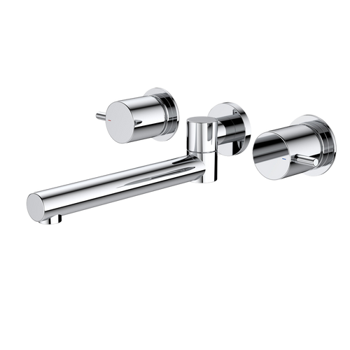 Luna Lever Laundry Set Chrome Lead Free