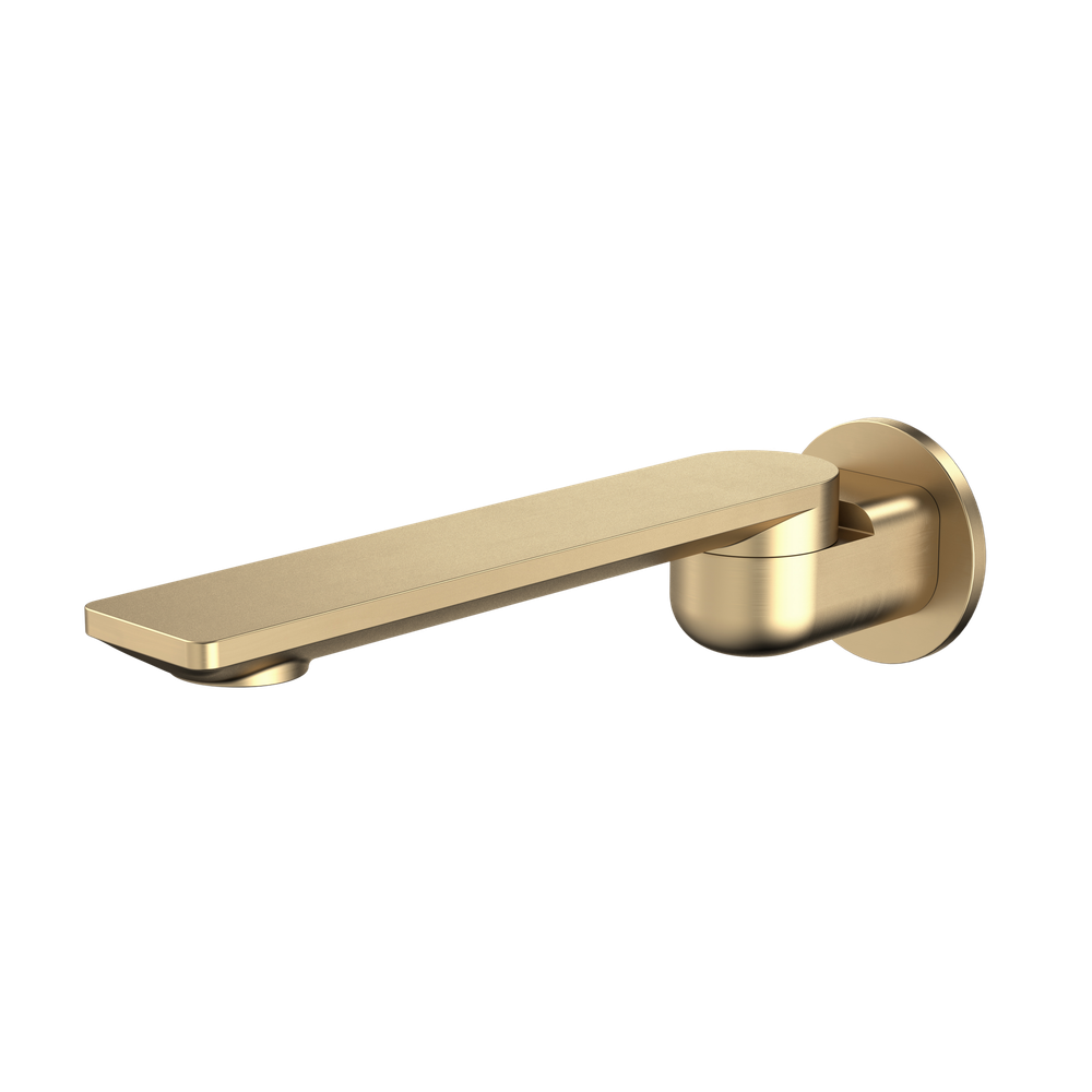 Urbane II 220mm Bath Swivel Outlet Round Cover Plate Brushed Brass