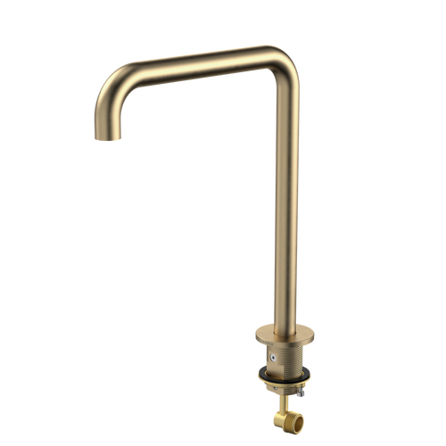 Urbane II Hob Swivel Outlet 210mm Brushed Brass