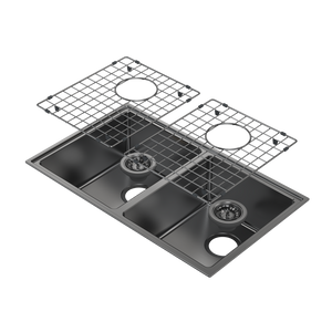 Urbane II Double Bowl Sink Gunmetal - Gunmetal