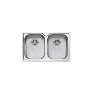 Diaz Double Bowl Topmount Sink Stainless Steel - Stainless Steel