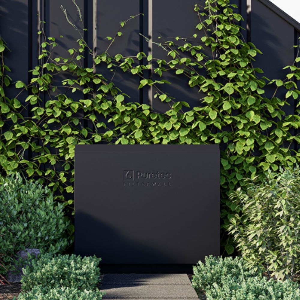 Puretec Filter Wall F6 Whole House Filtration Midnight Black